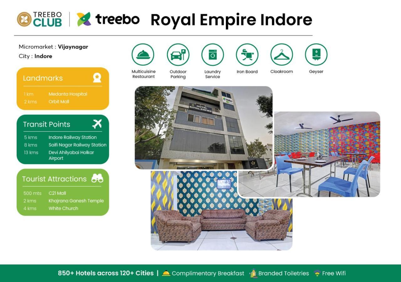 Treebo Royal Empire Indore Exterior photo